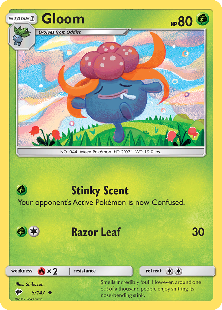 Gloom — illustrated card
