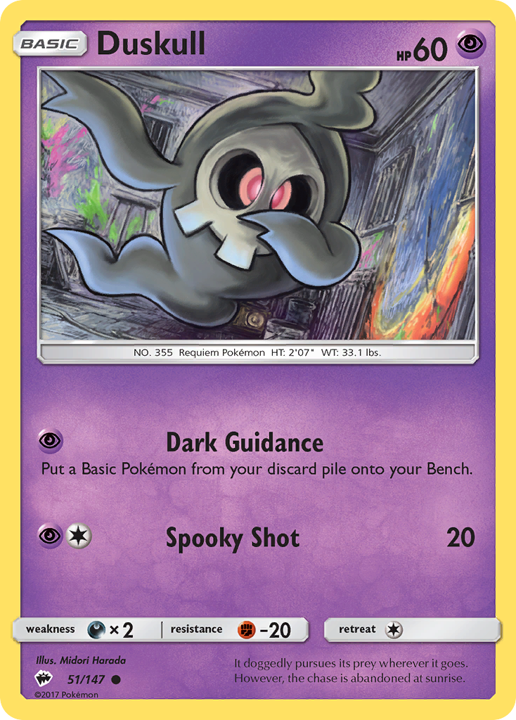 Duskull — illustrated card