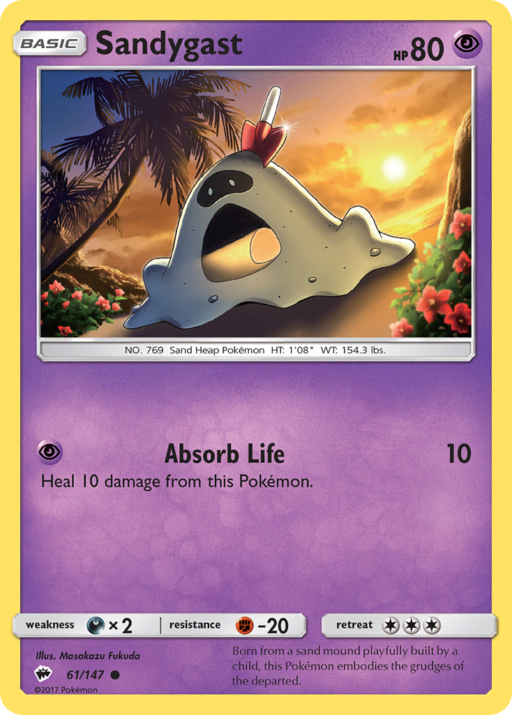 Sandygast — illustrated card