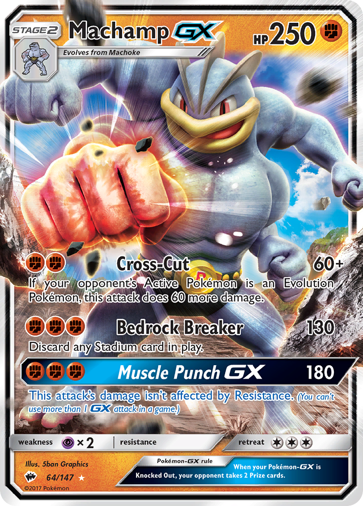 Machamp-GX — illustrated card