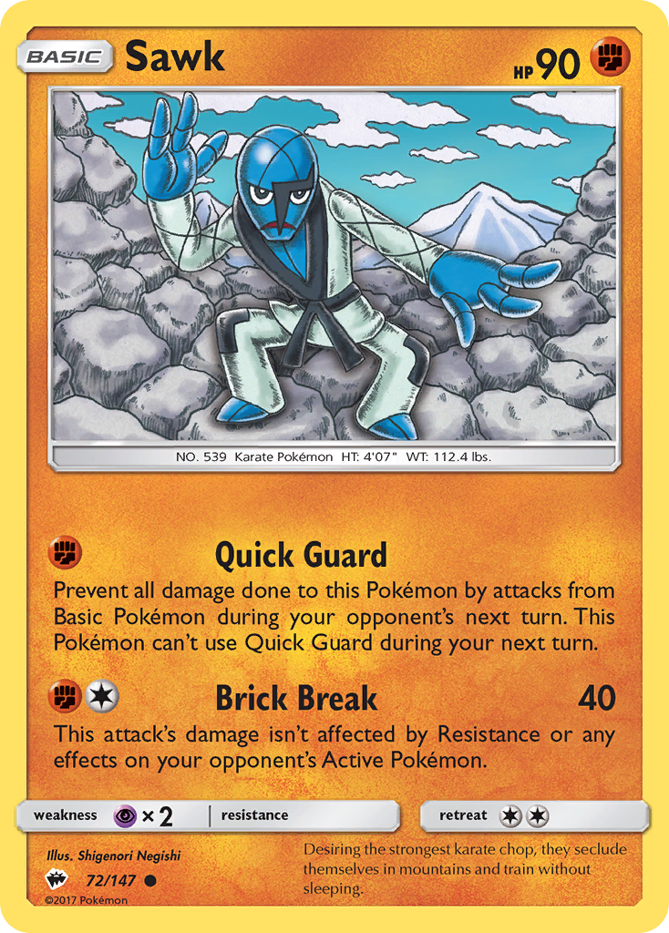 Sawk — illustrated card