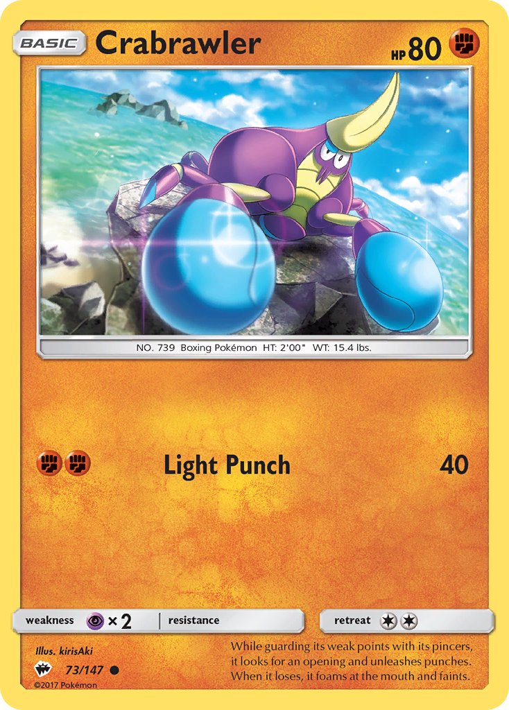 Crabrawler — illustrated card