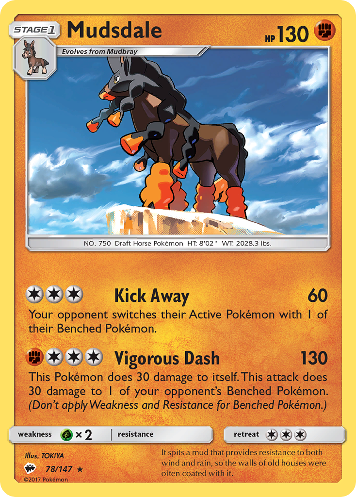 Mudsdale — illustrated card