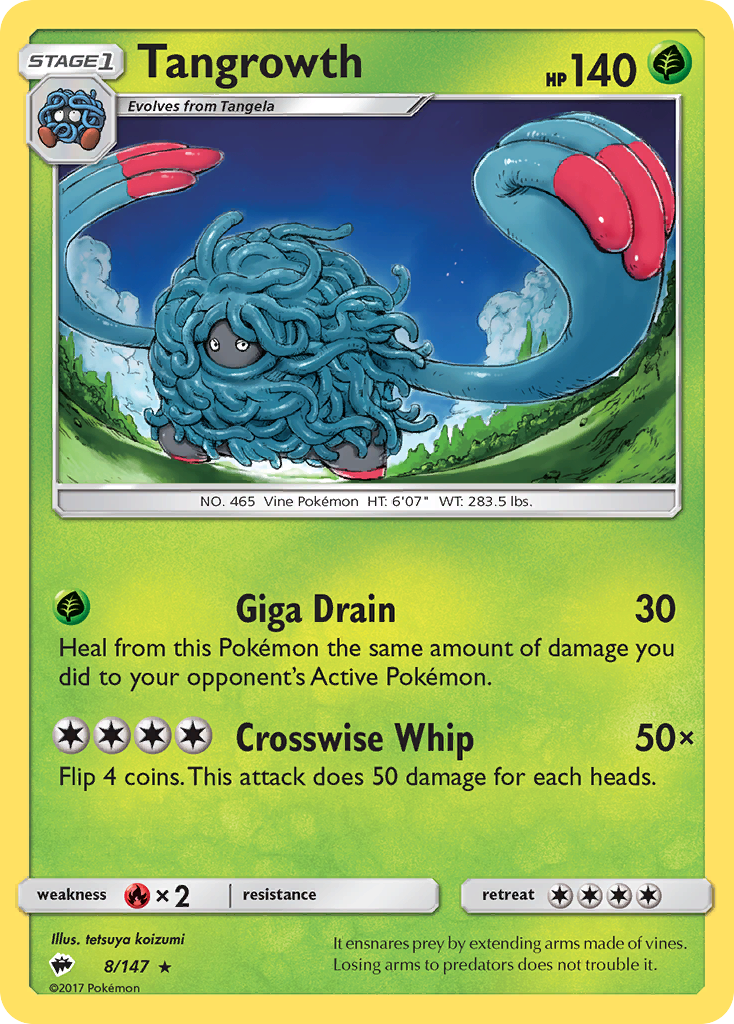Tangrowth — illustrated card