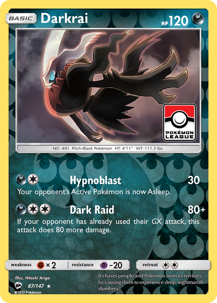 Darkrai — illustrated card
