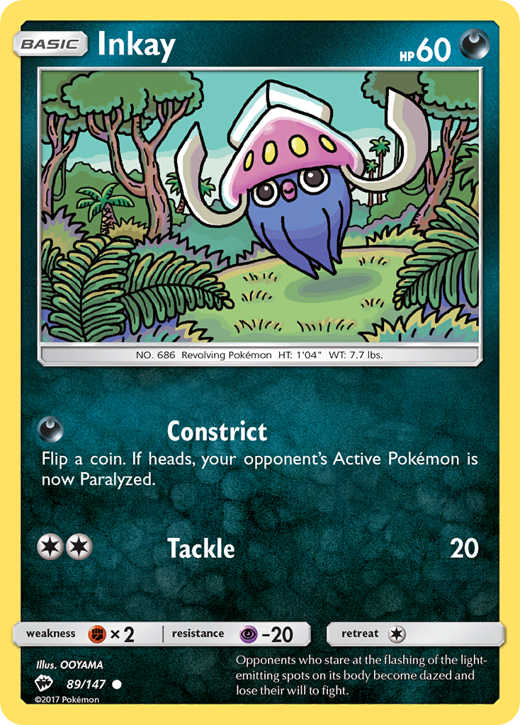 Inkay — illustrated card