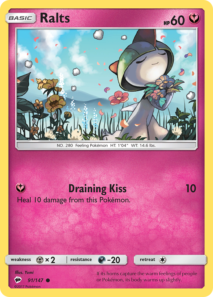 Ralts — illustrated card