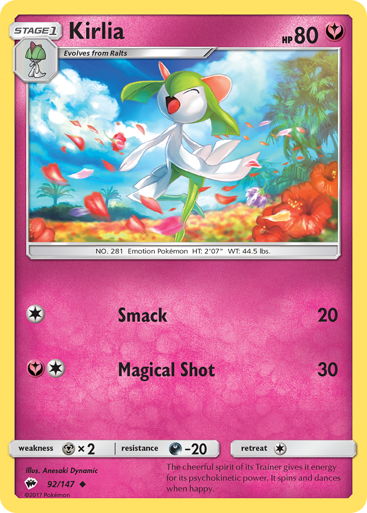 Kirlia — illustrated card