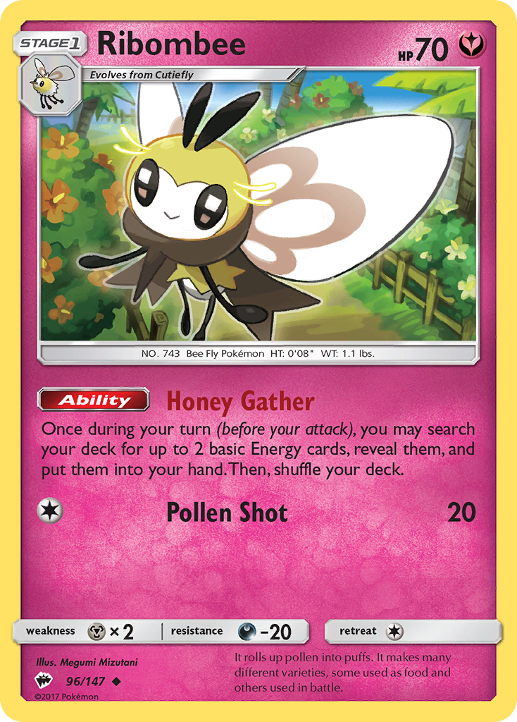 Ribombee — illustrated card