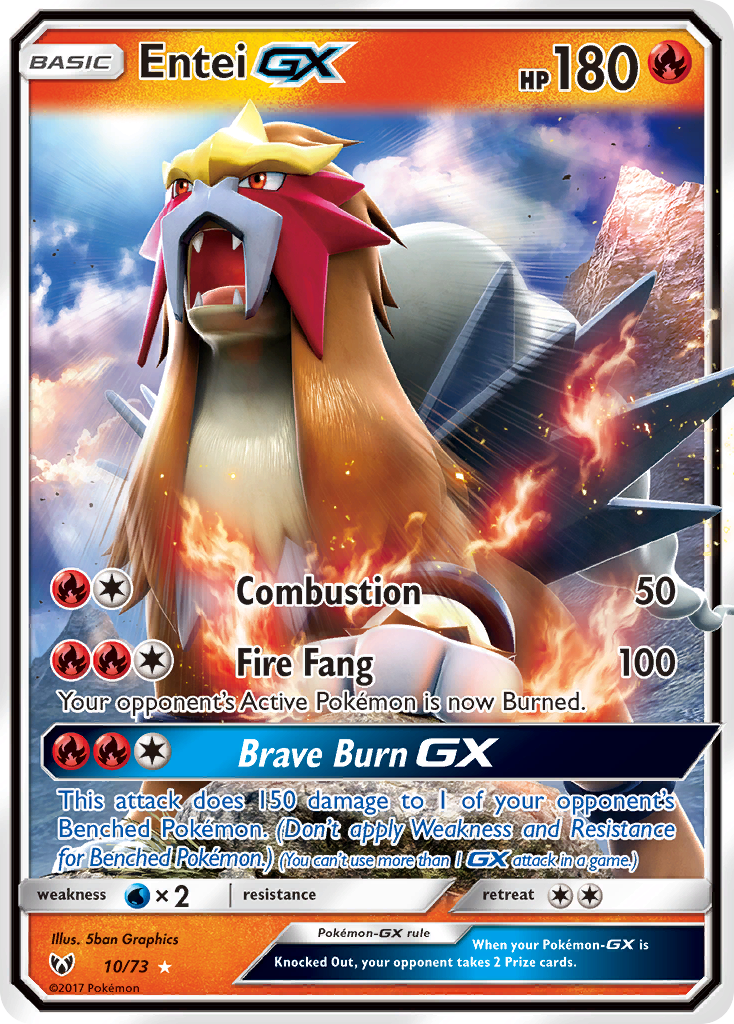 Entei-GX — illustrated card