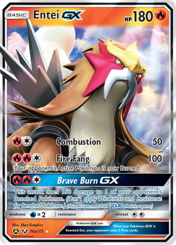Entei-GX — illustrated card