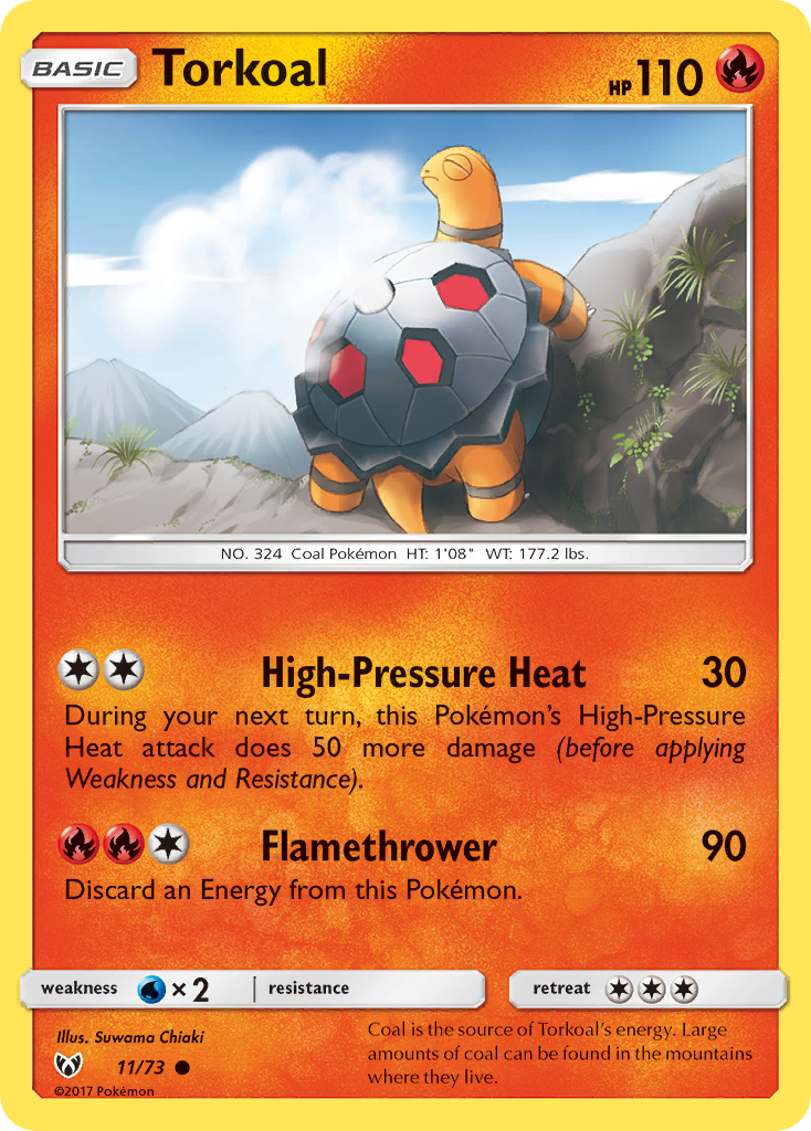 Torkoal — illustrated card