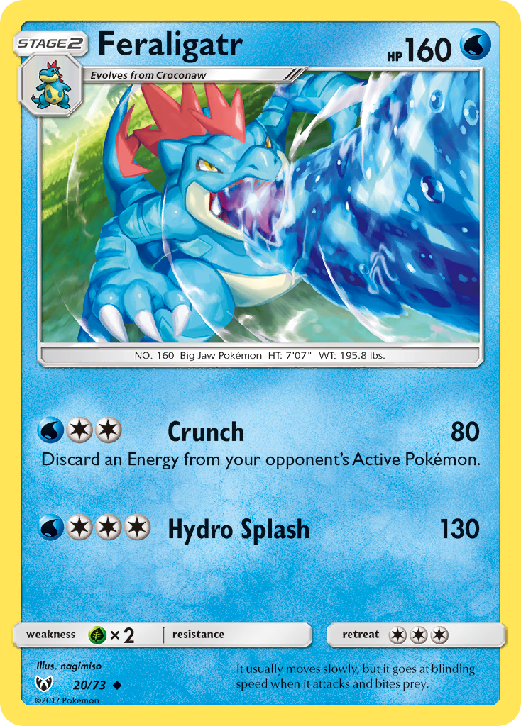 Feraligatr — illustrated card