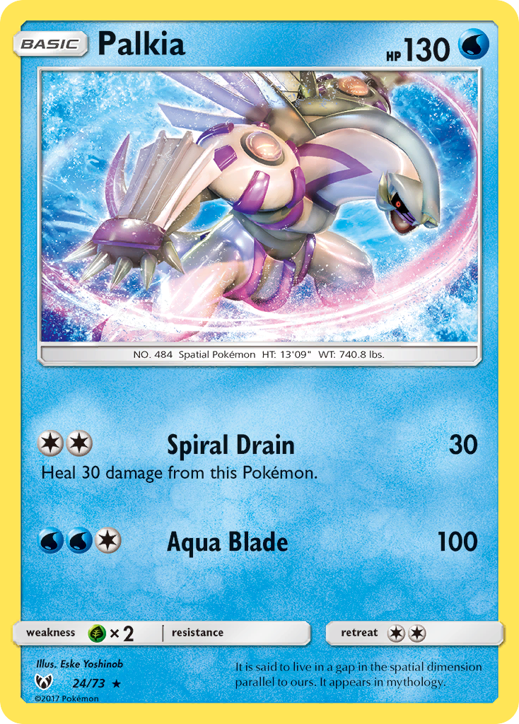 Palkia — illustrated card