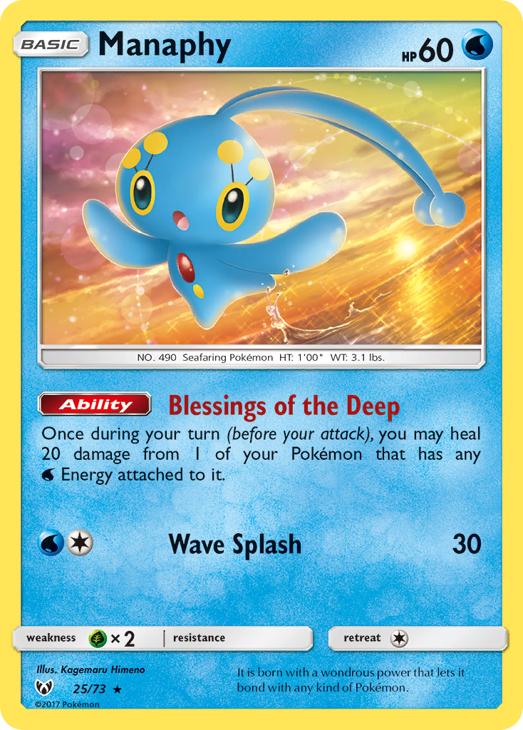 Manaphy — illustrated card