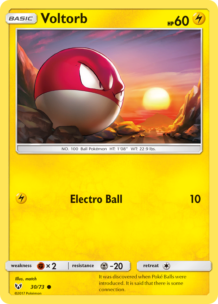 Voltorb — illustrated card