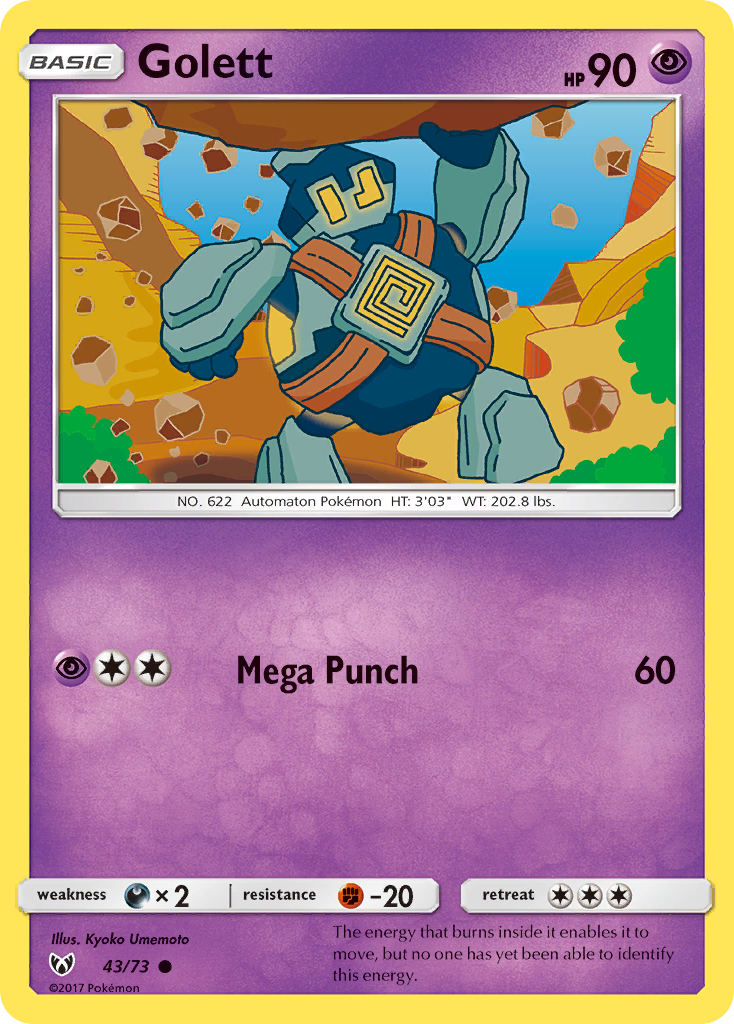 Golett — illustrated card