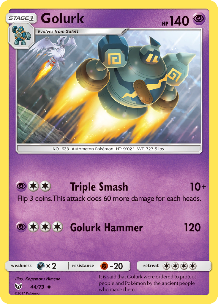 Golurk — illustrated card