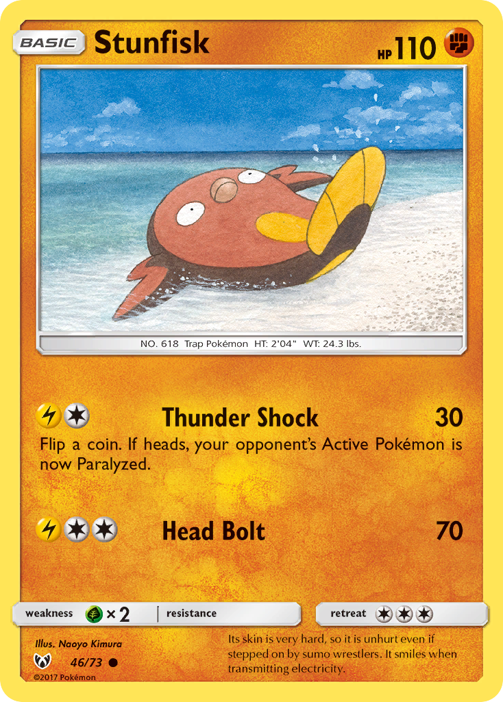 Stunfisk — illustrated card