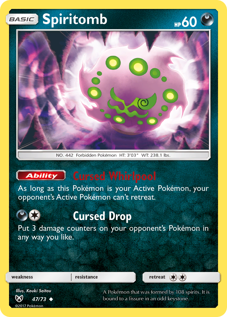 Spiritomb — illustrated card