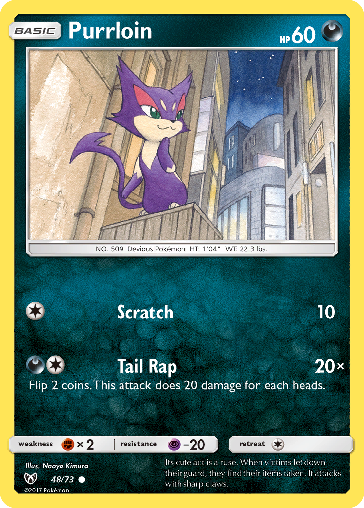 Purrloin — illustrated card