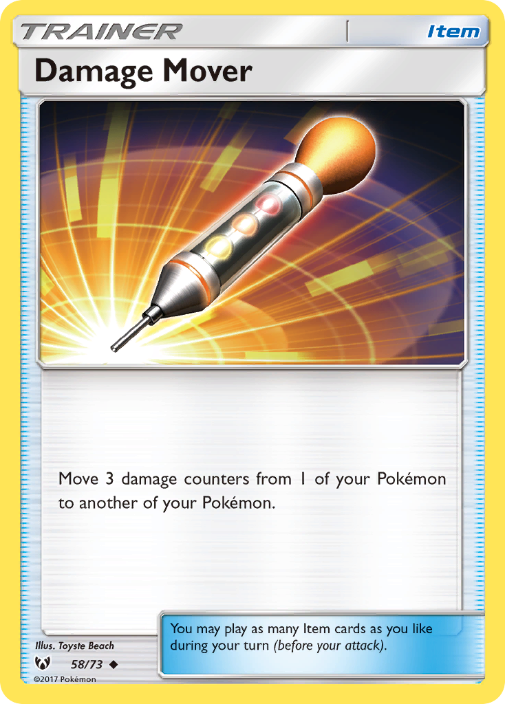 Damage Mover — illustrated card