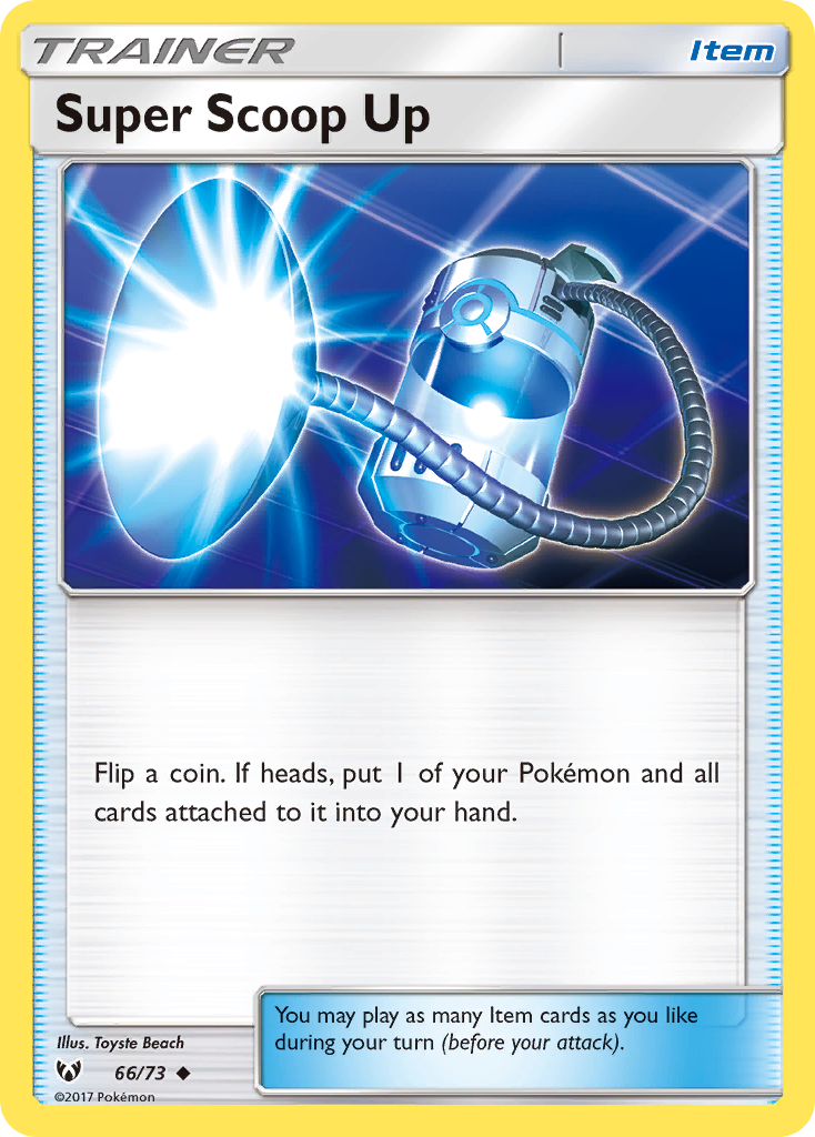 Super Scoop Up — illustrated card