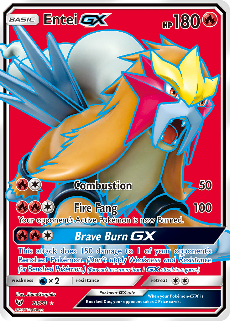 Entei-GX — illustrated card