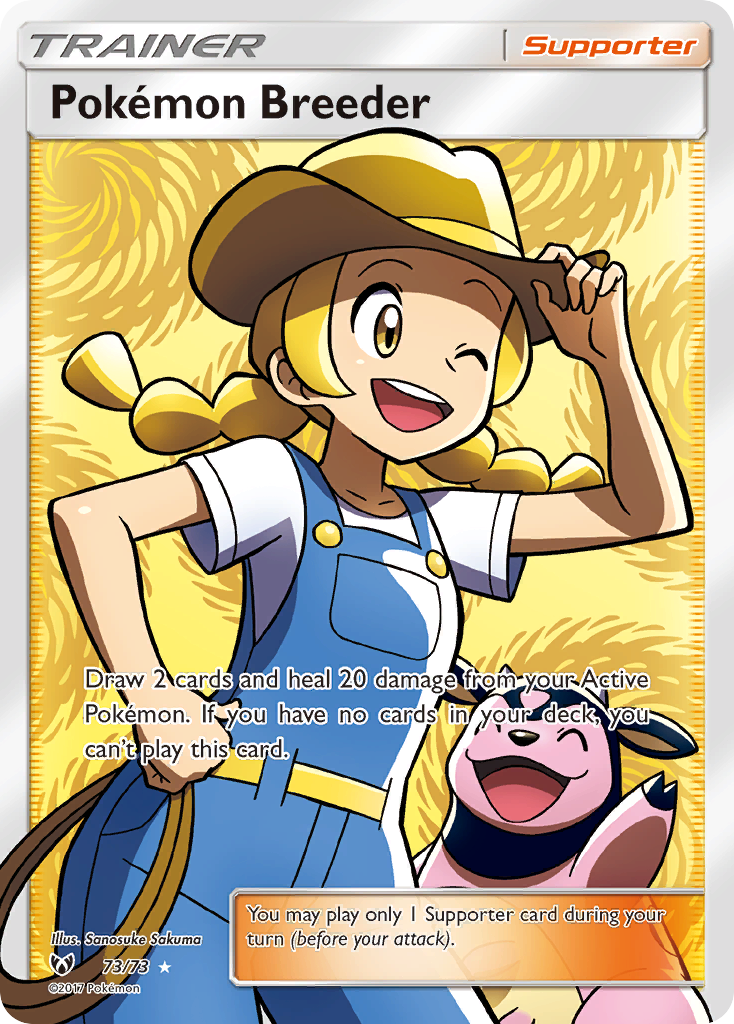 Pokémon Breeder — illustrated card