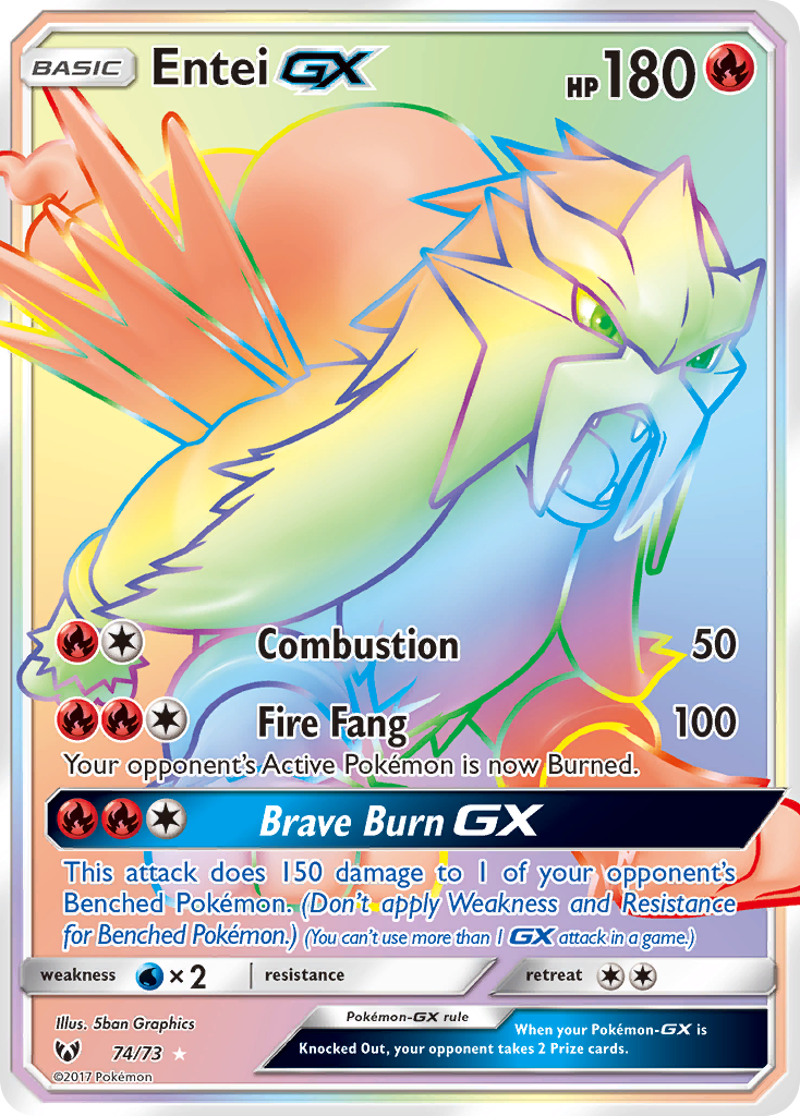 Entei-GX — illustrated card