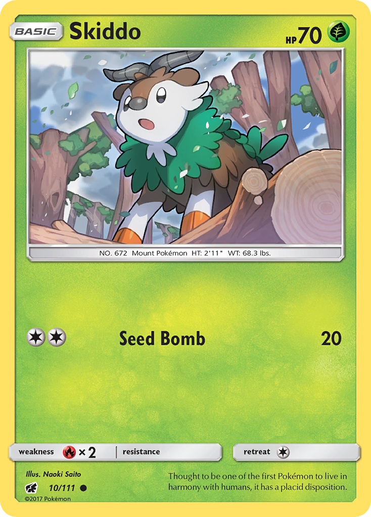 Skiddo — illustrated card
