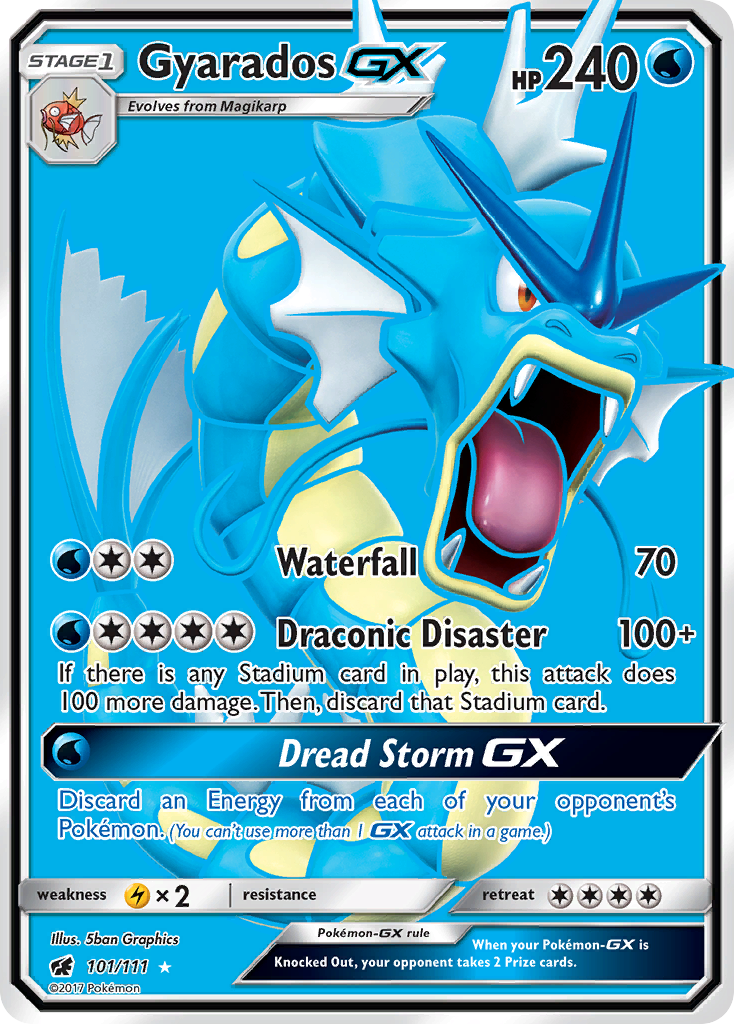 Gyarados-GX — illustrated card