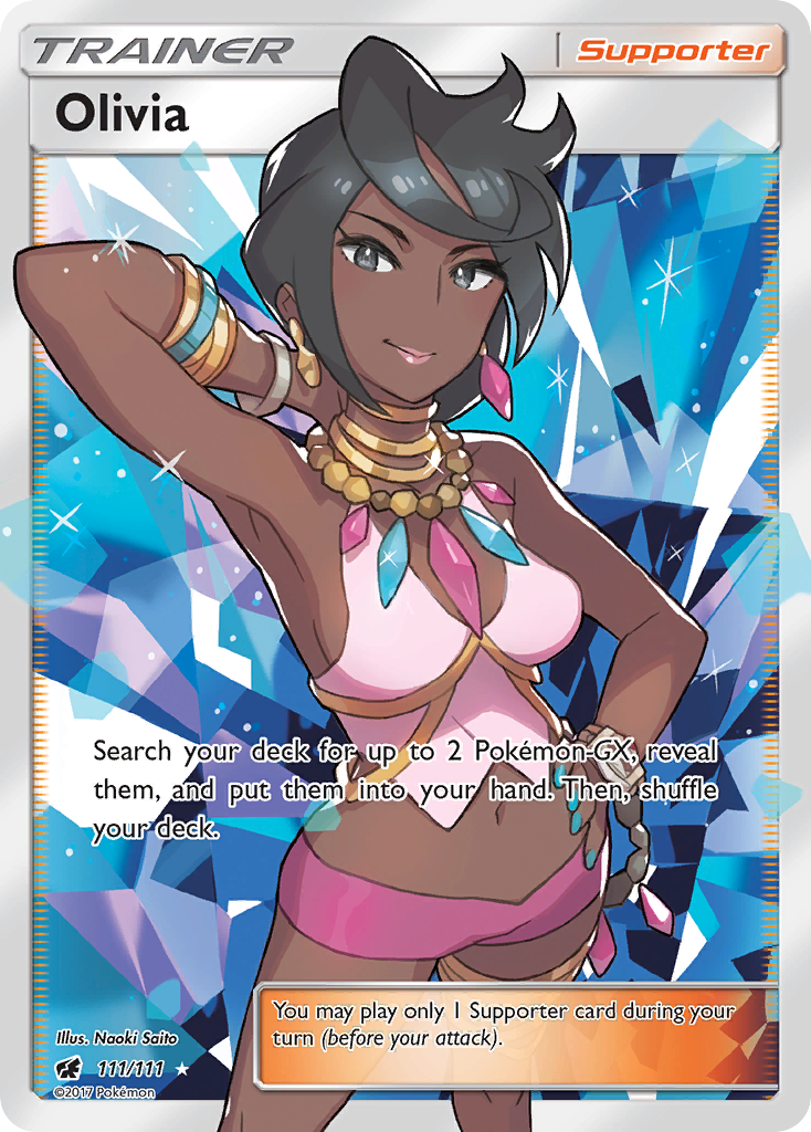 Olivia — illustrated card