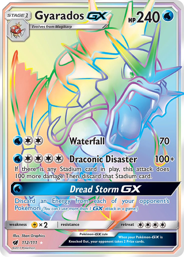 Gyarados-GX — illustrated card