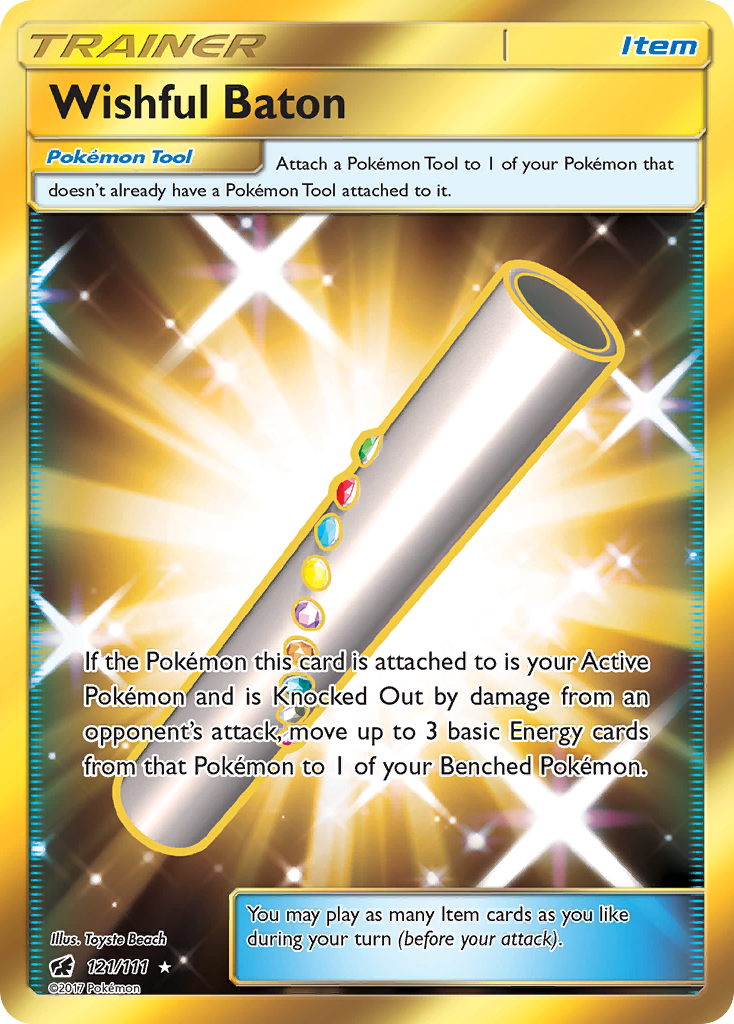 Wishful Baton — illustrated card