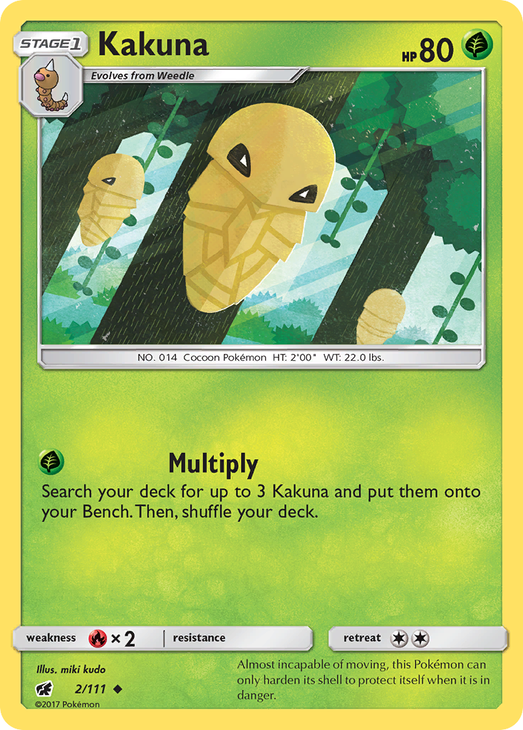 Kakuna — illustrated card