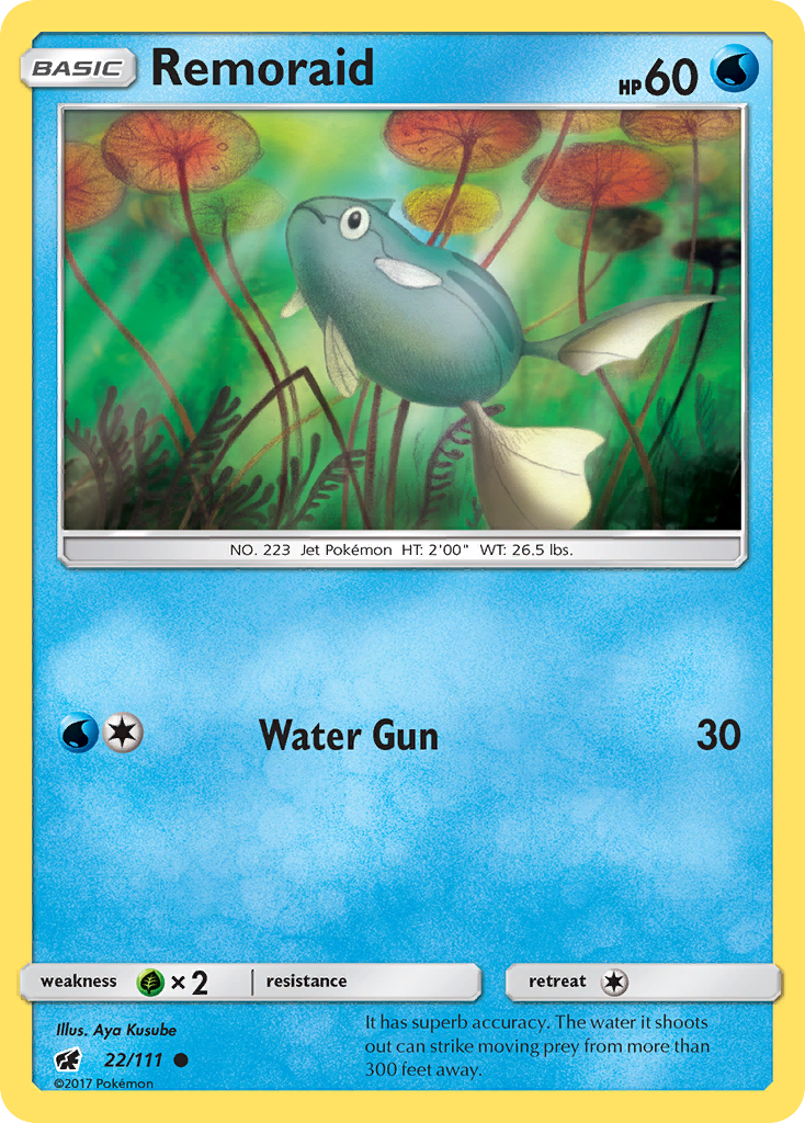 Remoraid — illustrated card