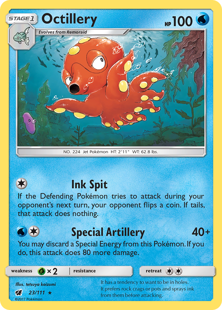 Octillery — illustrated card