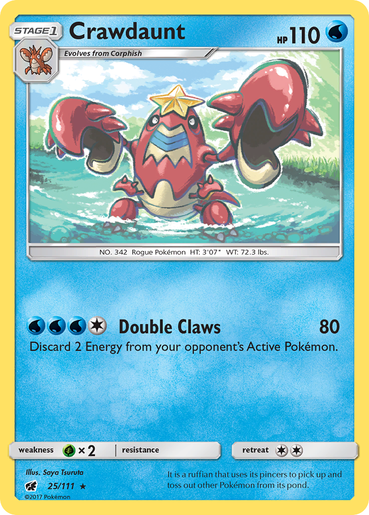 Crawdaunt — illustrated card