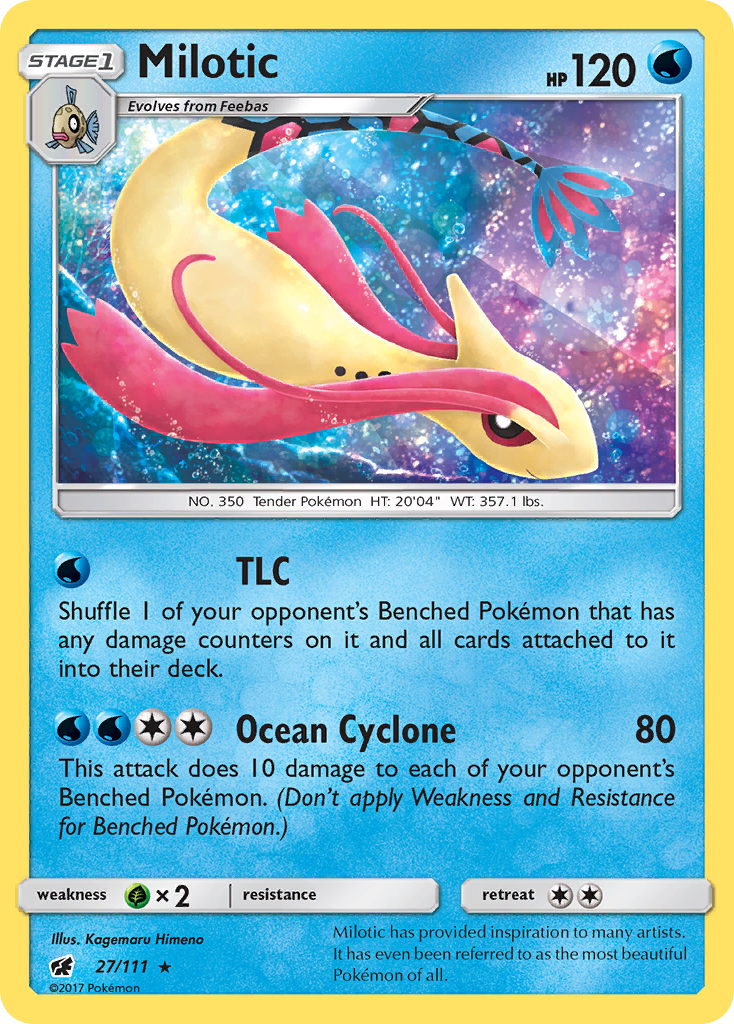 Milotic — illustrated card