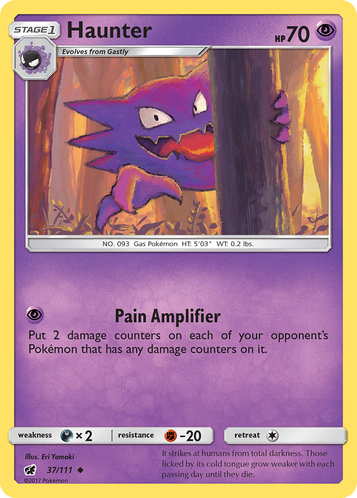 Haunter — illustrated card