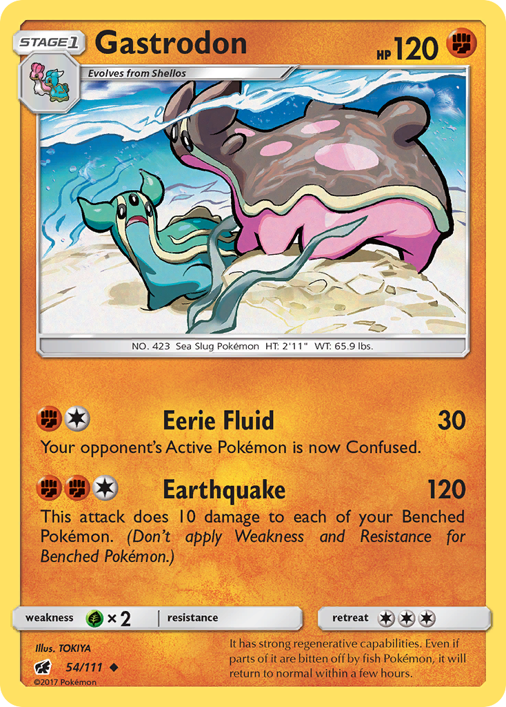 Gastrodon — illustrated card
