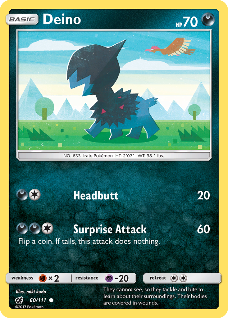 Deino — illustrated card