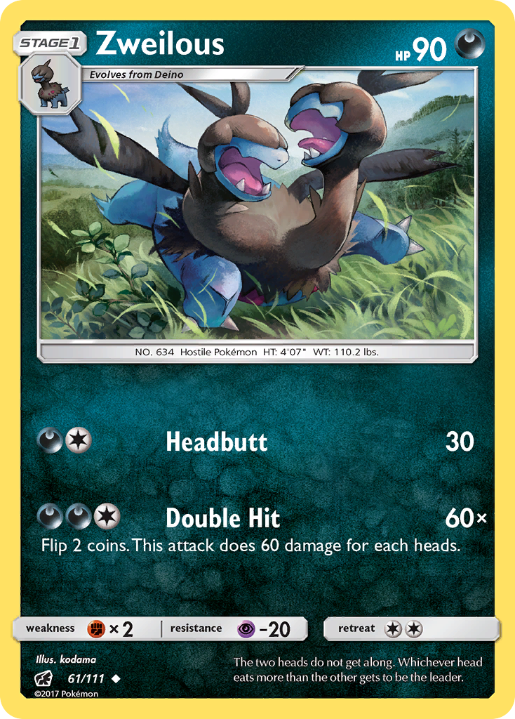 Zweilous — illustrated card