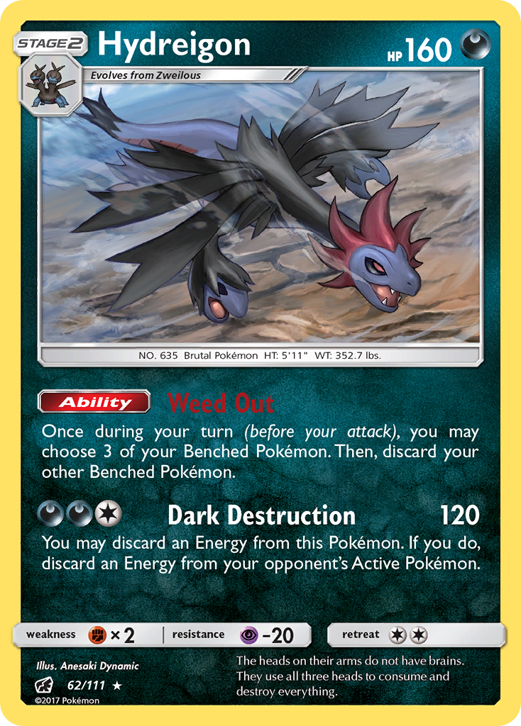 Hydreigon — illustrated card