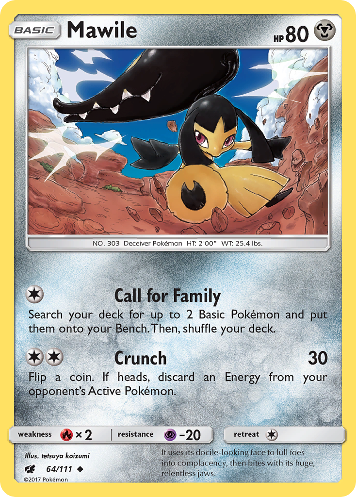 Mawile — illustrated card
