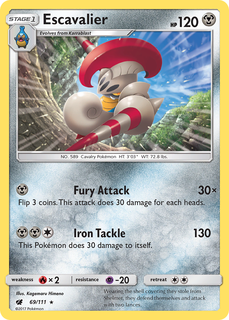 Escavalier — illustrated card