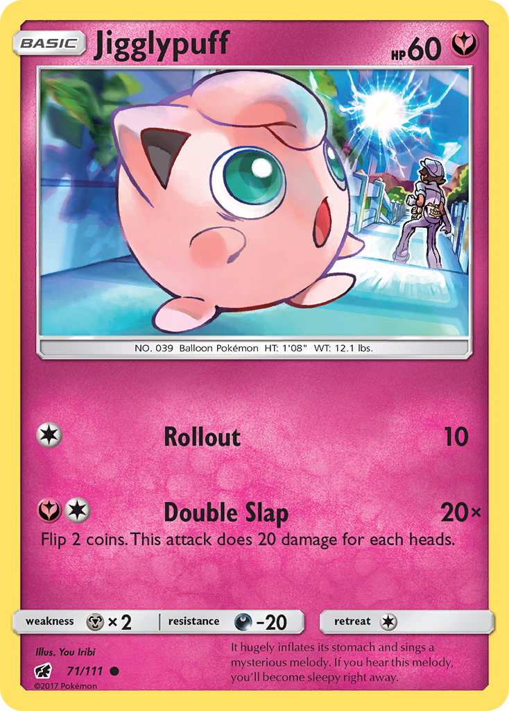 Jigglypuff — illustrated card