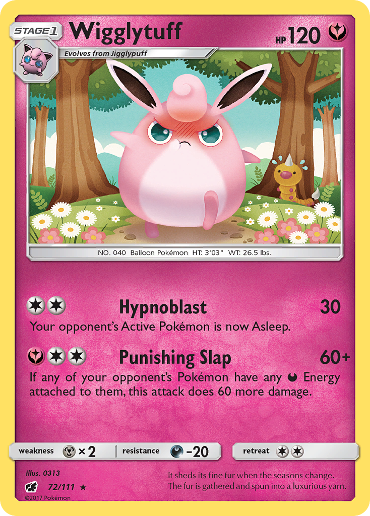 Wigglytuff — illustrated card