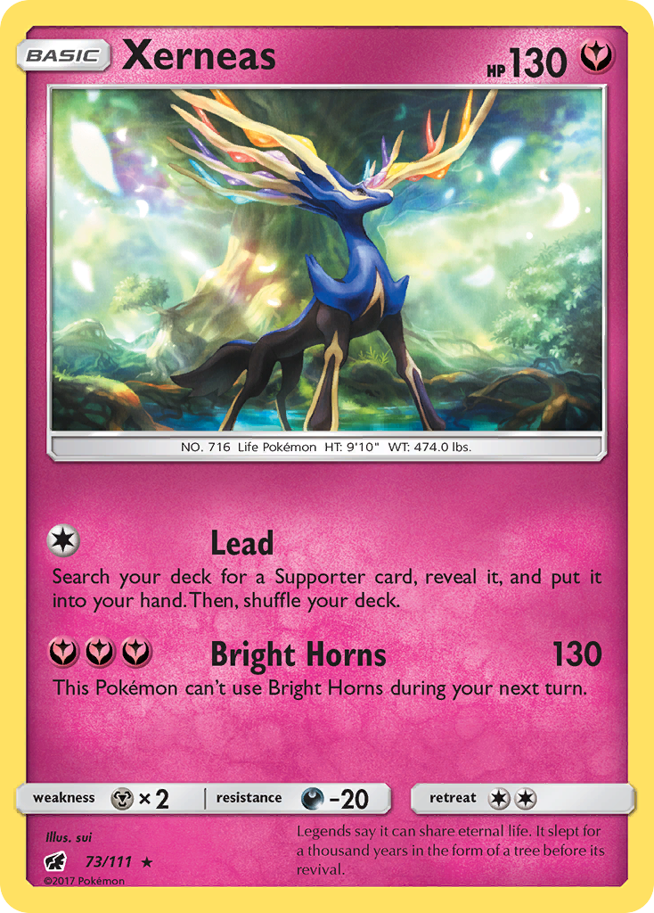 Xerneas — illustrated card